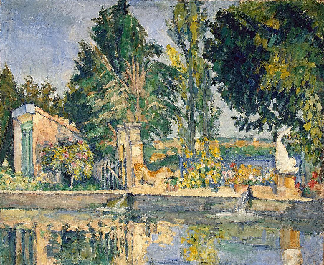 Paul Cézanne, Der Teich des Jas de Bouffan, 1876, Eremitage St. Petersbourg